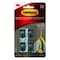 3M 3M Command Stainless Steel Metal Small Hook 0.5 lb. cap. 4 pk 17031SS-4ES - alternate 1
